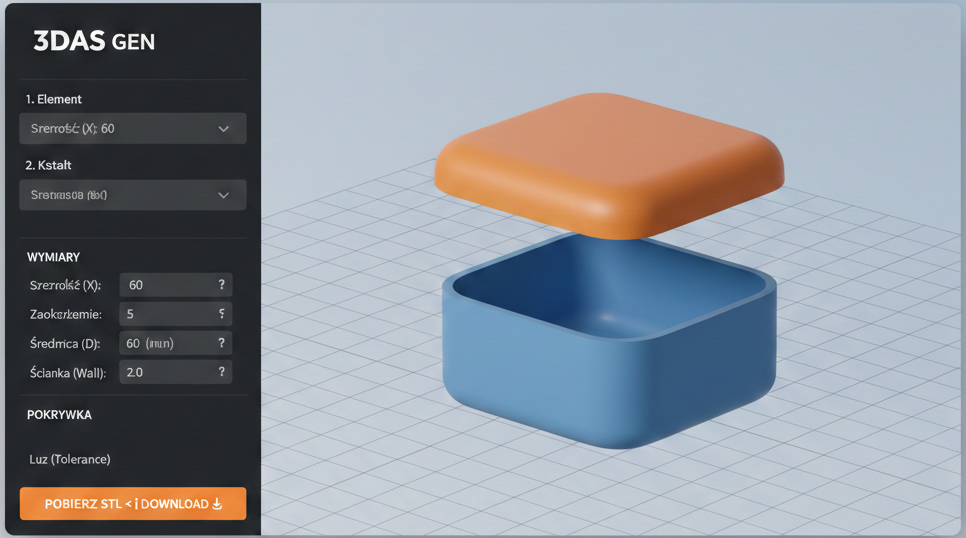 Generator Pudełek 3D
